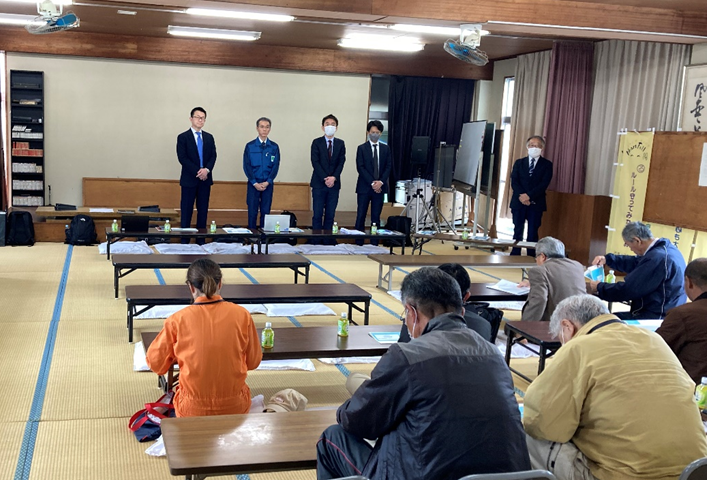 江島・平島の住民向け説明会を実施